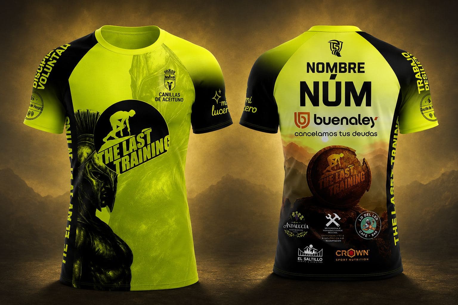 Camiseta de The Last Training con el logo de Buenaley